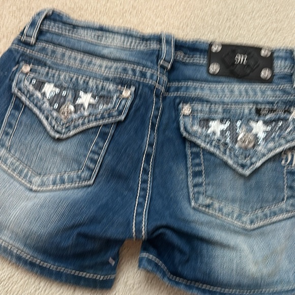 Girls Miss me Sequin Shorts (16) - Picture 5 of 5